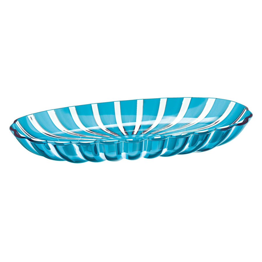 фото Поднос сервировочный Guzzini Dolcevita 38х19 см, биопластик, бирюзовый