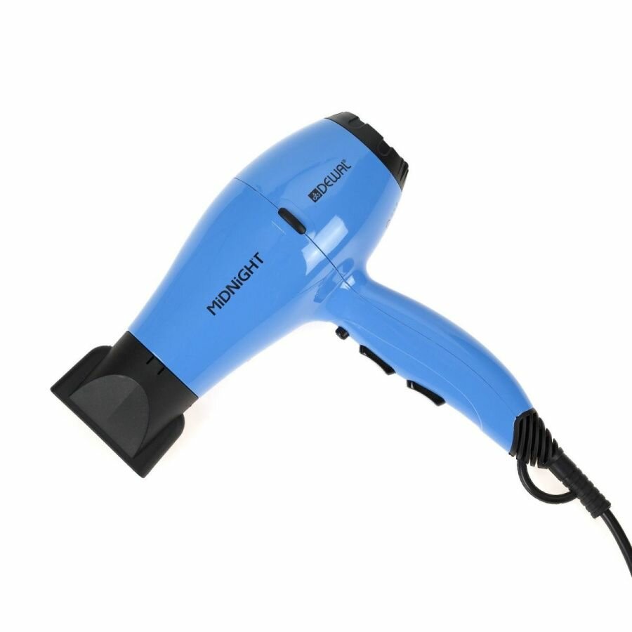 фото Dewal Профессиональный фен для волос / Midnight 03-107 Blue, голубой, 2000 Вт