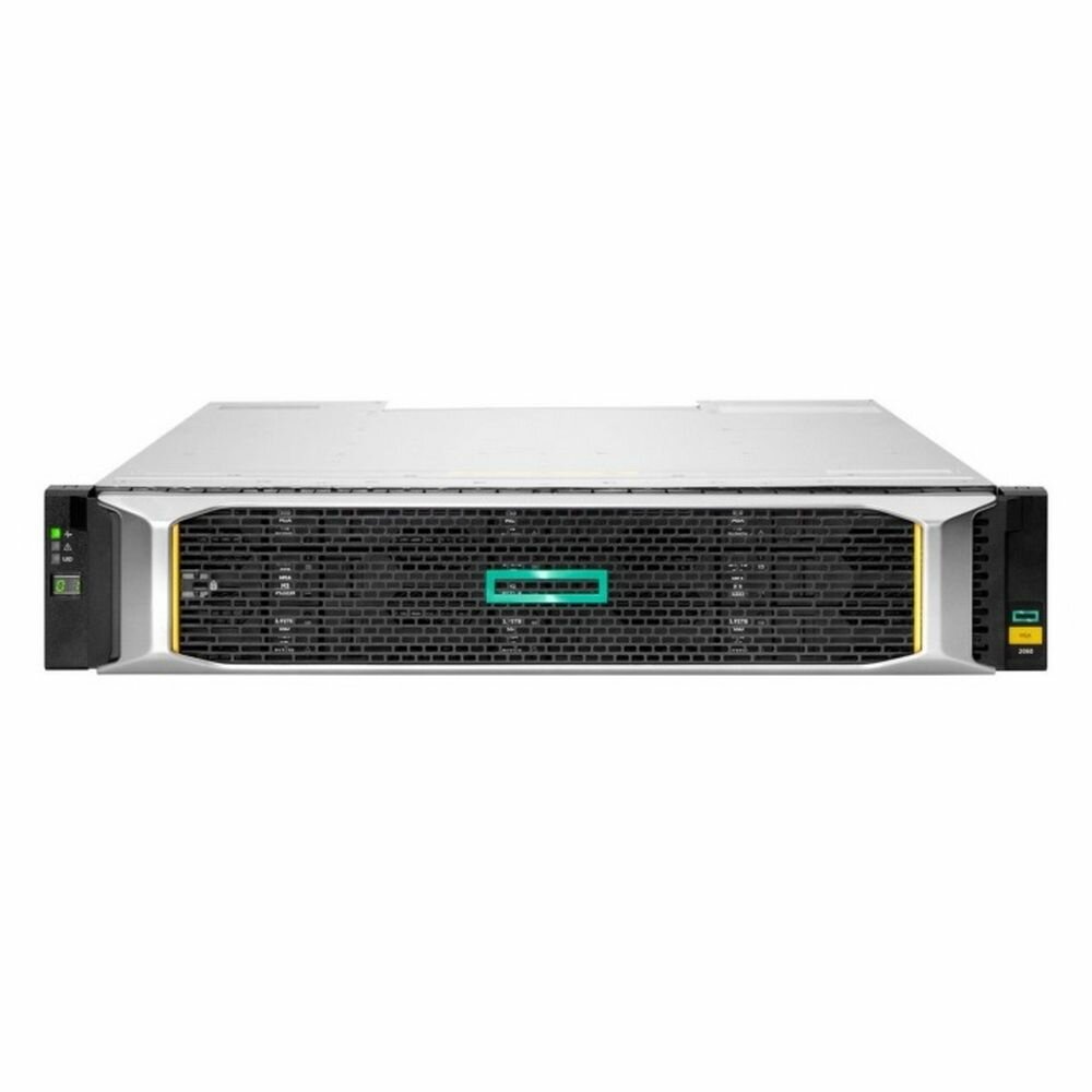 HPE Система хранения данных HPE HPE MSA2060 10Gb iSCSI SFF Storage, Dual Controller incl: 24GB Cache, NO HDD (up to 24x2.5), NO SFP+ trans, 2x PSU 580W, Rack Kit, 3Y MSA2060