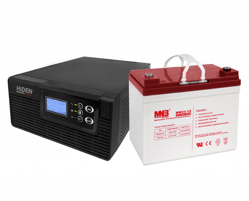 фото Комплект ИБП Hiden Control HPS20-0612 + АКБ 33 Ач