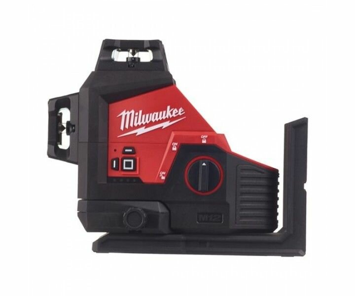 Аккумуляторный мультилинейный лазерный нивелир MILWAUKEE M12 3PL-0C