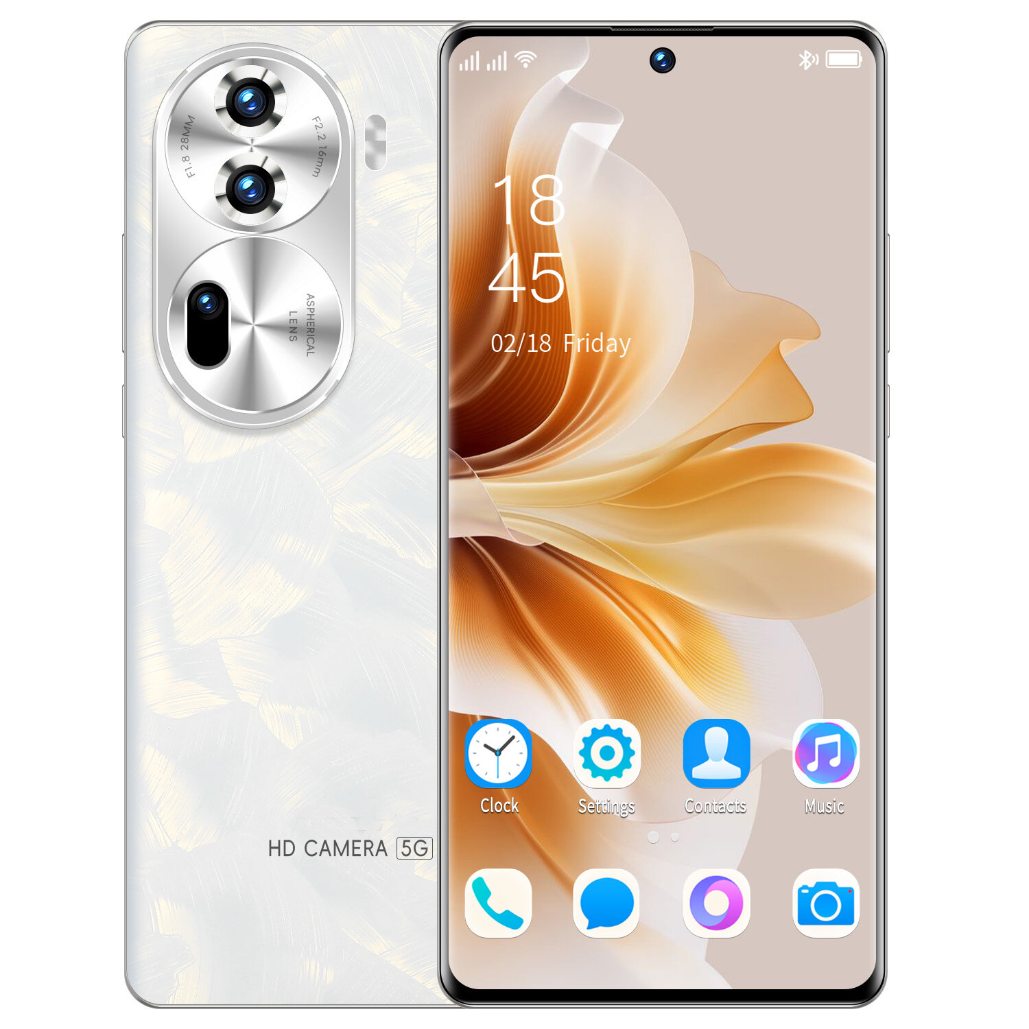 Смартфон Maimeite Reno 11 Pro 512ГБ, 12ГБ ОЗУ, Android 13, 5G, 8 ядер, 2,3 ГГц