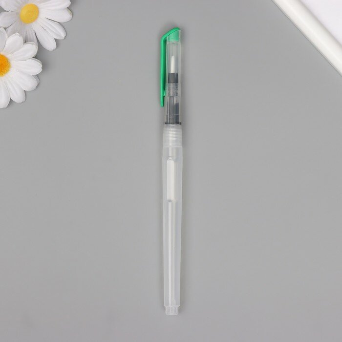 фото Кисть для туши и краски размер 0,5х1 см нейлон 1,5х1,5х18,8 см