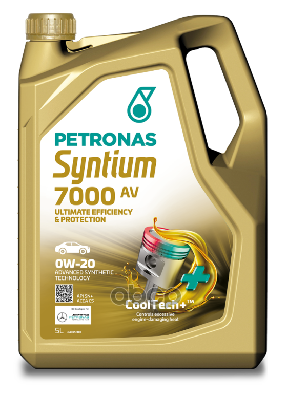 PETRONAS Масло Моторное Petronas Syntium 7000 Av 0W-20 5L