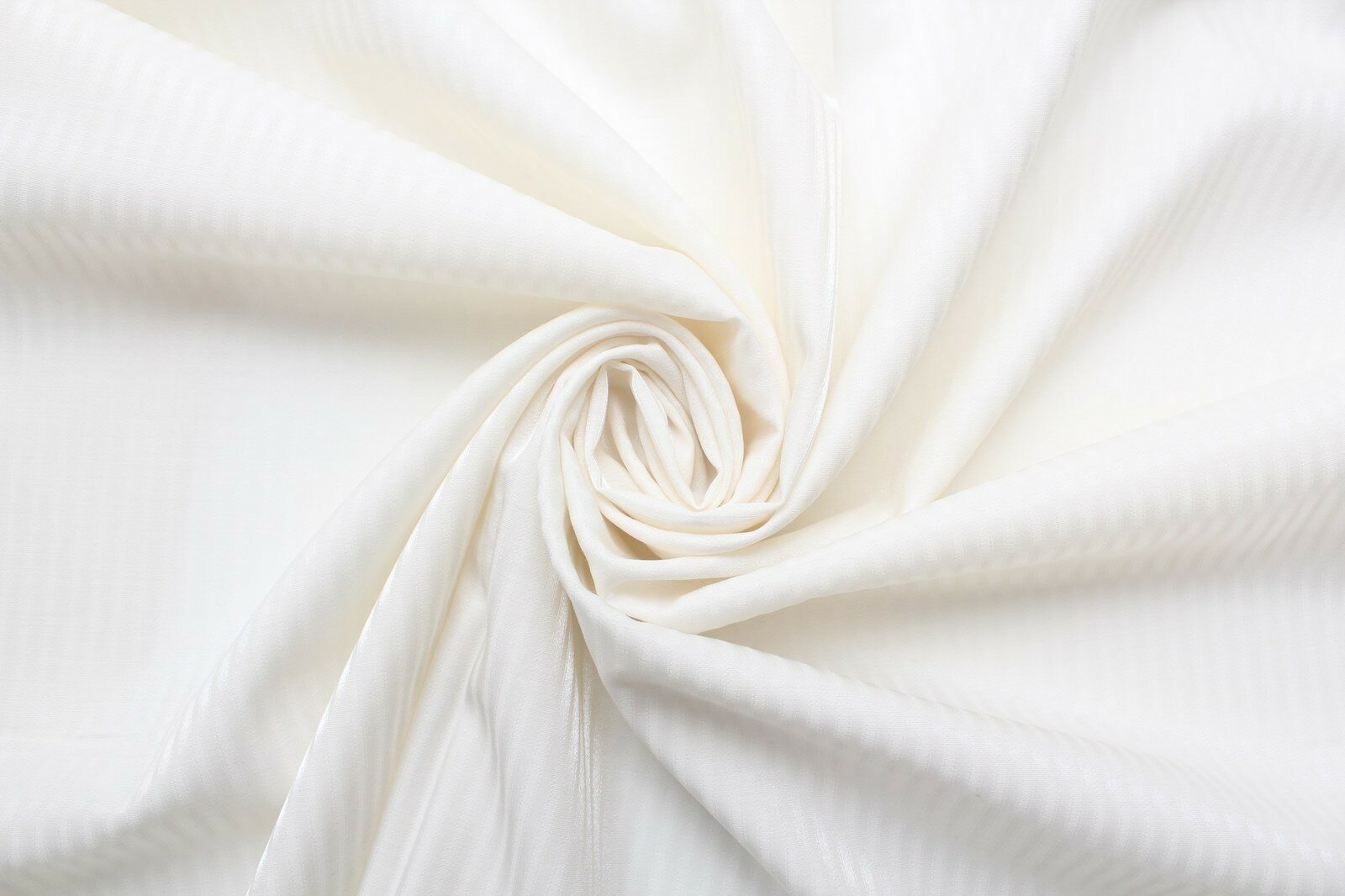 Ткань Шерсть для фрака Zegna молочного цвета с атласной полосой ш140см 05 м