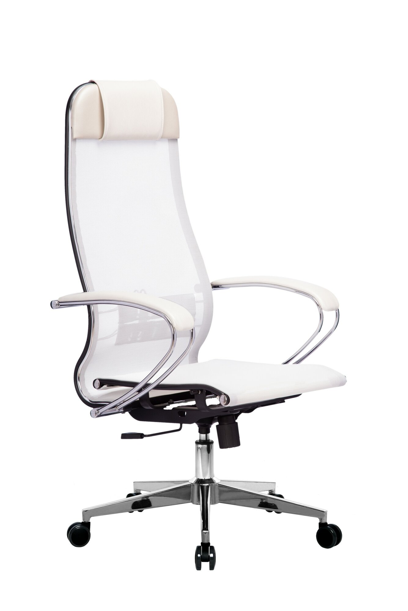Кресло компьютерное Metta MPRU, кресло офисное, кресло компьютерное, кресло для дома и офиса, кресло самурай, кресло Metta (Белый)