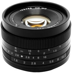 Объектив 7Artisans 50mm F1.8 Sony (E Mount) Чёрный