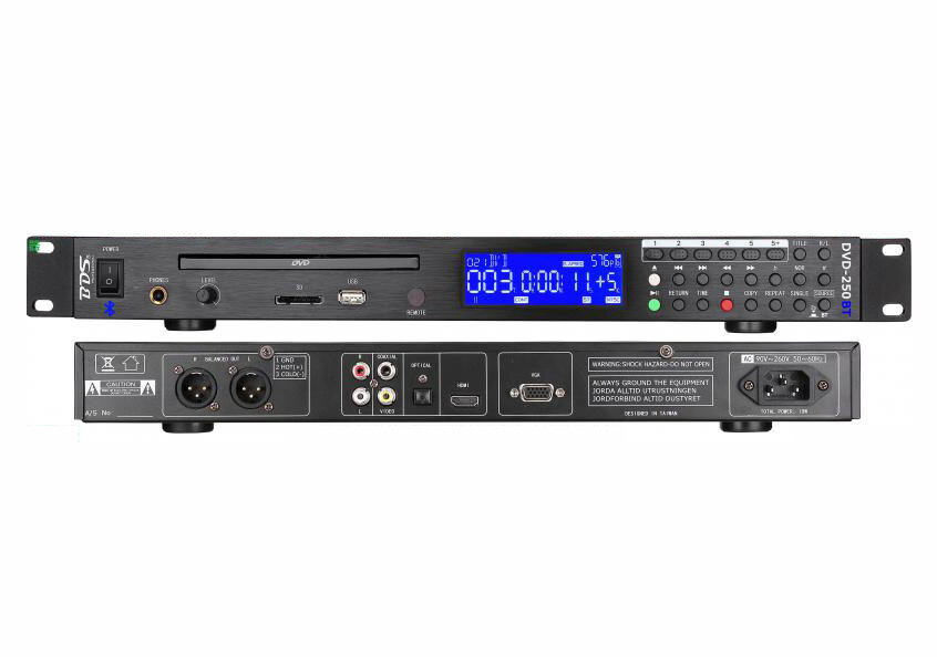 DVD-250BT DVD/ USB/BT плеер рековый BDS