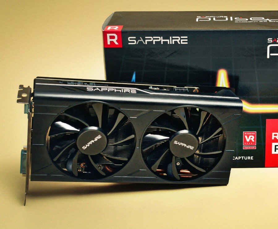 Видеокарта Sapphire RX 570 Pulse Dual-X 8Gb