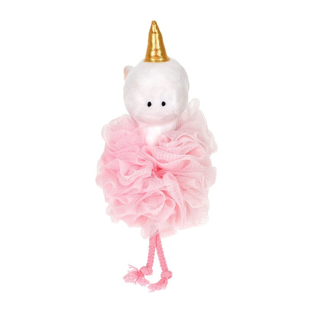 фото Мочалка Банные Штучки для нежной и чувствительной кожи Единорожка, 17х12 см, soft