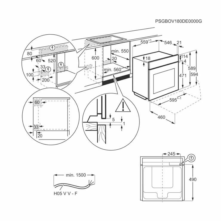 Электрический духовой шкаф Electrolux KOECC31X - фотография № 6