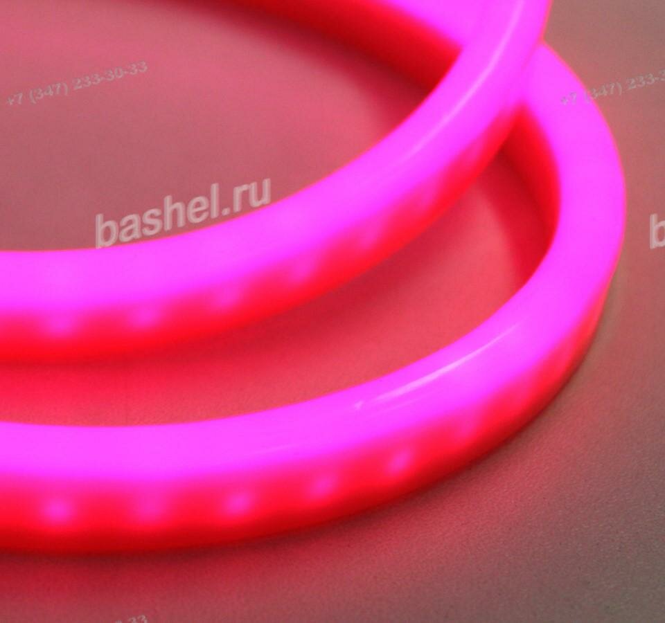 IC-FN2835-1206-12V Pink (12x6mm, шаг резки 250мм, подключение до 10м с одной стороны), Гибкий неон пурпурный электротовар