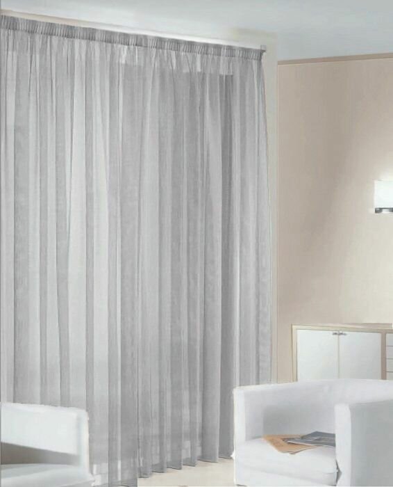 фото Тюль / сетка, цвет серый, 250*330