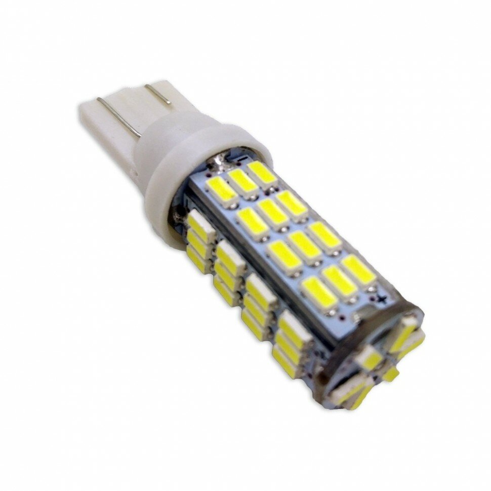 Светодиодная лампочка T101 T10/белый/ (W2.1x9.5D) 54SMD 3014 9-30V W5W коробка 2 шт.
