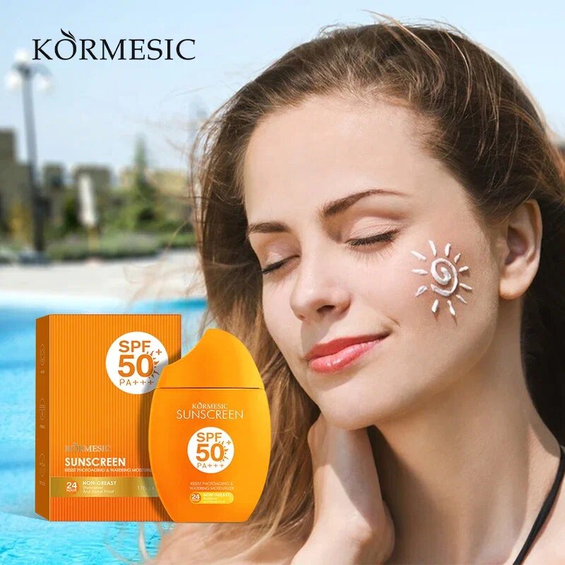 Водостойкий солнцезащитный крем для лица и тела KORMESIS, 50 мл