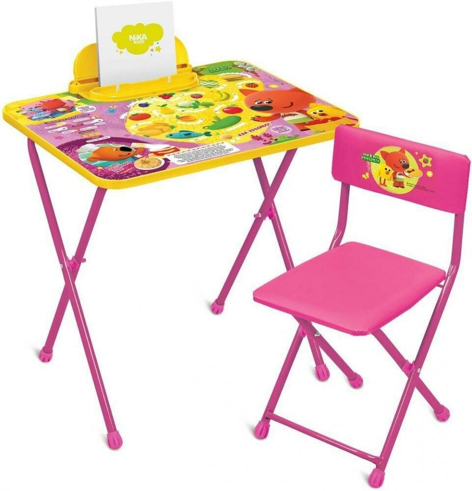 Комплект детской мебели Nika "Ми-Ми-Мишки", с лисичкой, стол, стул
