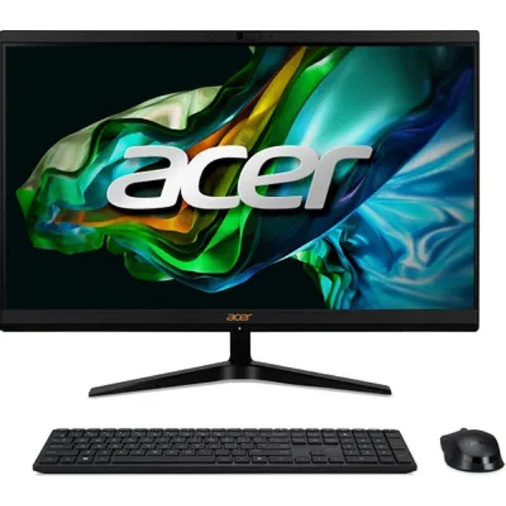 Acer Моноблок Acer Aspire C24-1800 DQ. BKMCD.004 Black 23.8" {Full HD i5 1335U/16Gb/SSD512Gb Iris Xe/CR/noOS/kb/m}