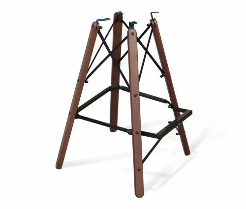 фото Sheffilton Каркас барного стула SHT-S80 темный орех/черный