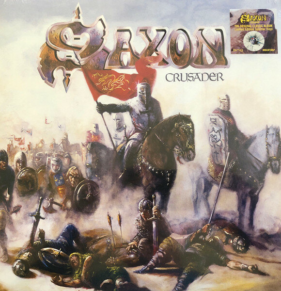 Виниловая пластинка Saxon, Crusader (coloured) (4050538347999) IAO - фото №1