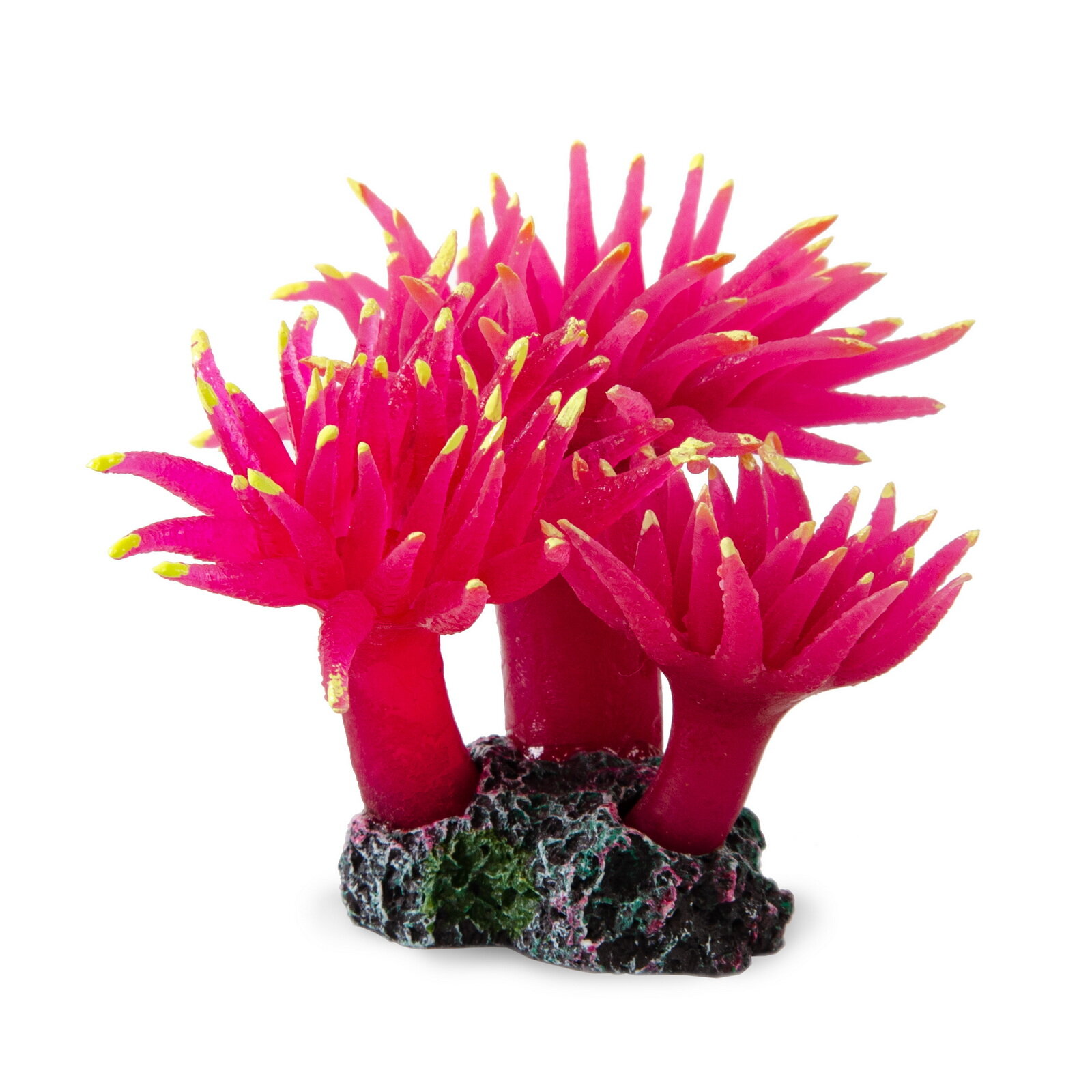 Декорация для аквариума EXOPRIMA "Коралл трио" силикон, розовая, 17.5х11.5х15.5см