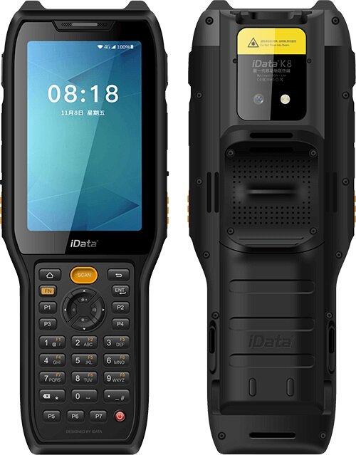 ТСД iData K8-38 Дальнобойный (And11.0/2D/4G+64G/4,0-inch/4G(LTE)/WiFI/BT/GPS/Type-C/13MPX/NFC/no GMS)