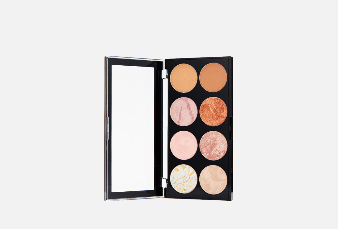 Палетка для контурирования лица MakeUp Revolution, ULTRA BRONZE PALETTE 13шт