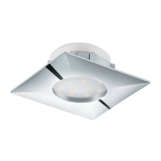 фото Светильник встраиваемый eglo pineda led 1х6вт пластик хром