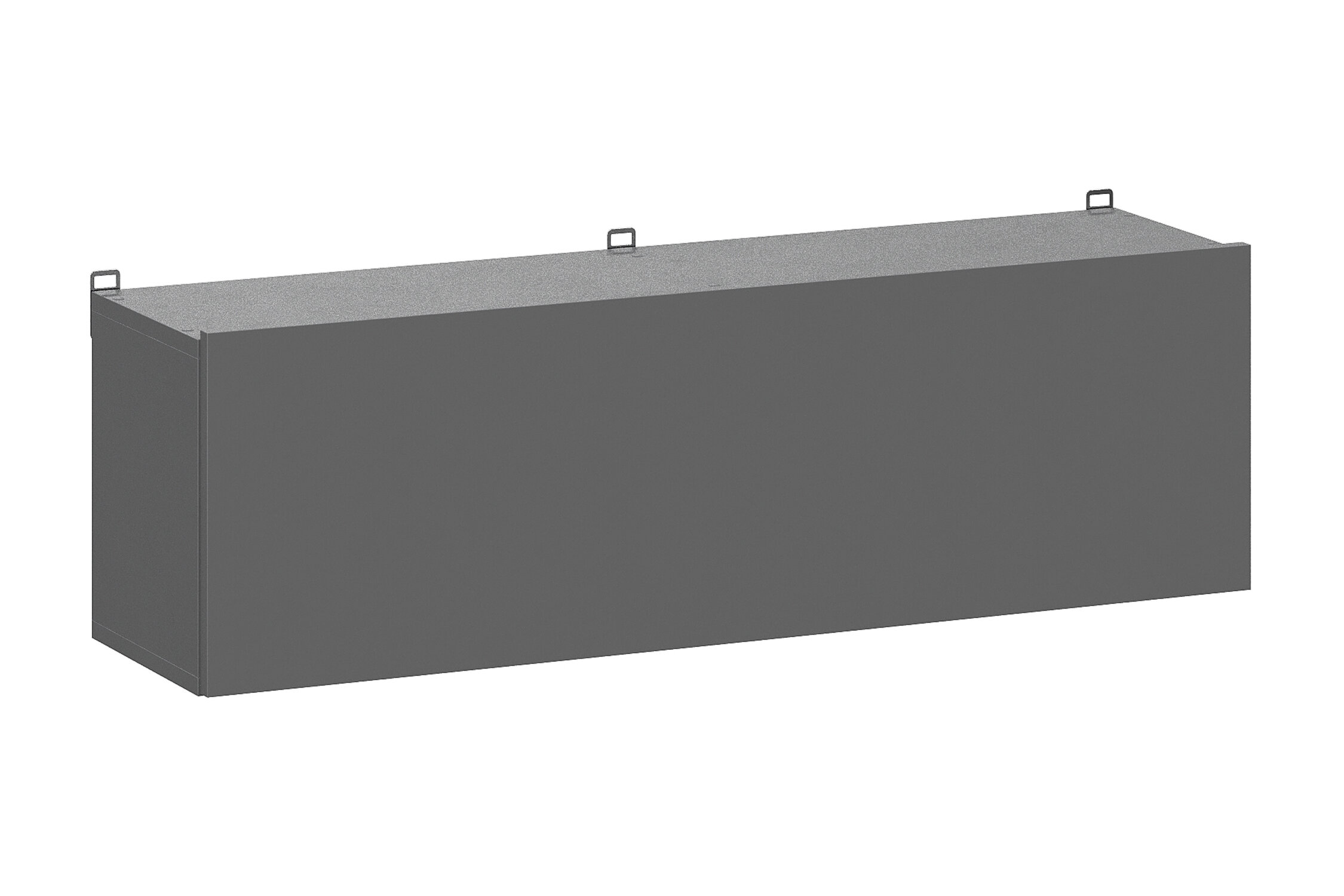 Шкаф навесной Нонтон Эккервуд графит серый 100x26.2x30.6 см