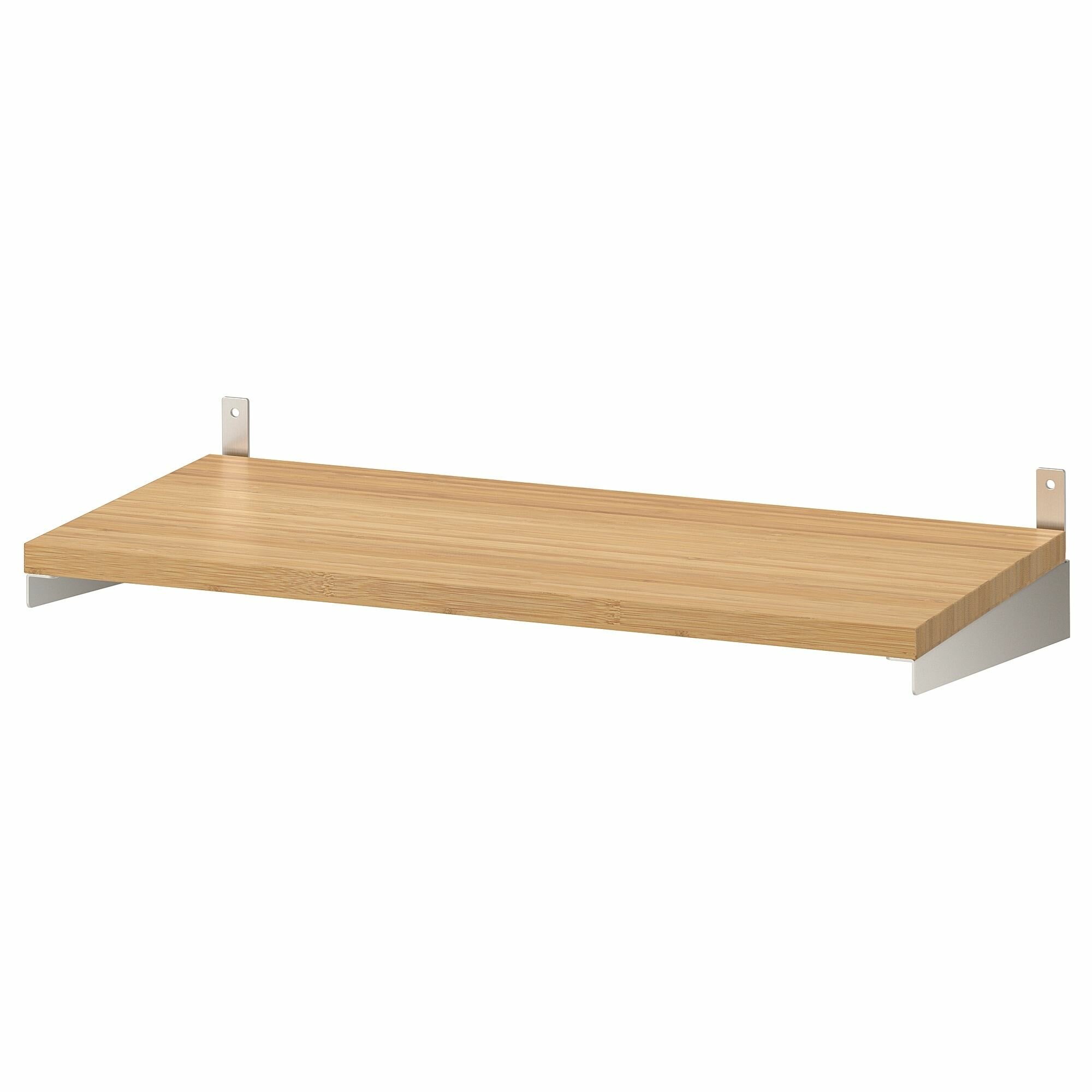 фото IKEA / икея KUNGSFORS, кунгсфорс, полка настенная, бамбук, 60x30 см