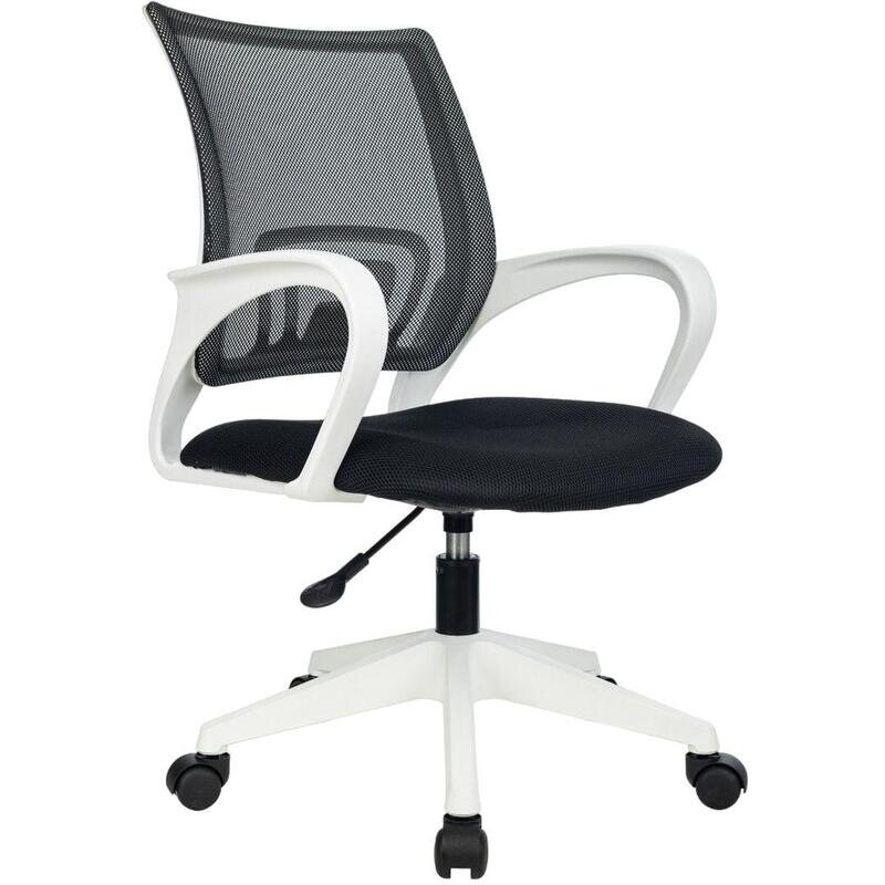 фото Кресло офисное Easy Chair 396W, черное, сетка-ткань, пластик