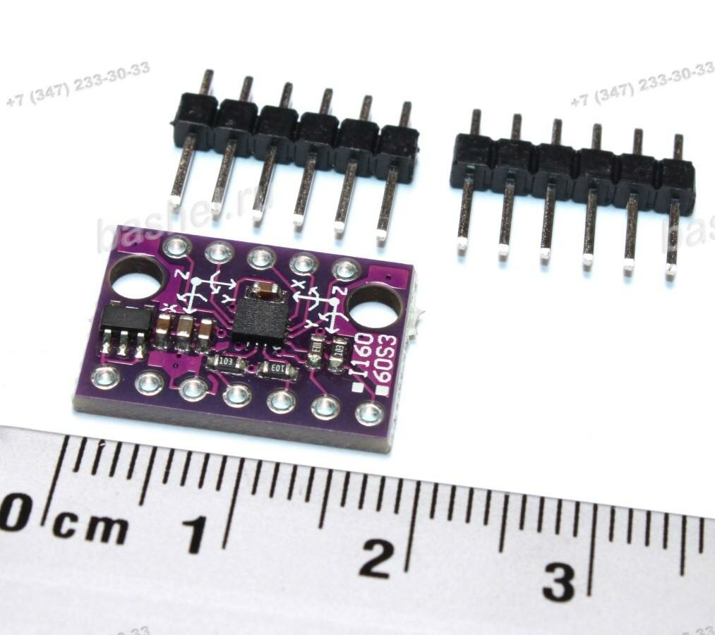 LSM6DS33, Инерциальный измерительный модуль, (осевой гироскоп и акселерометр)