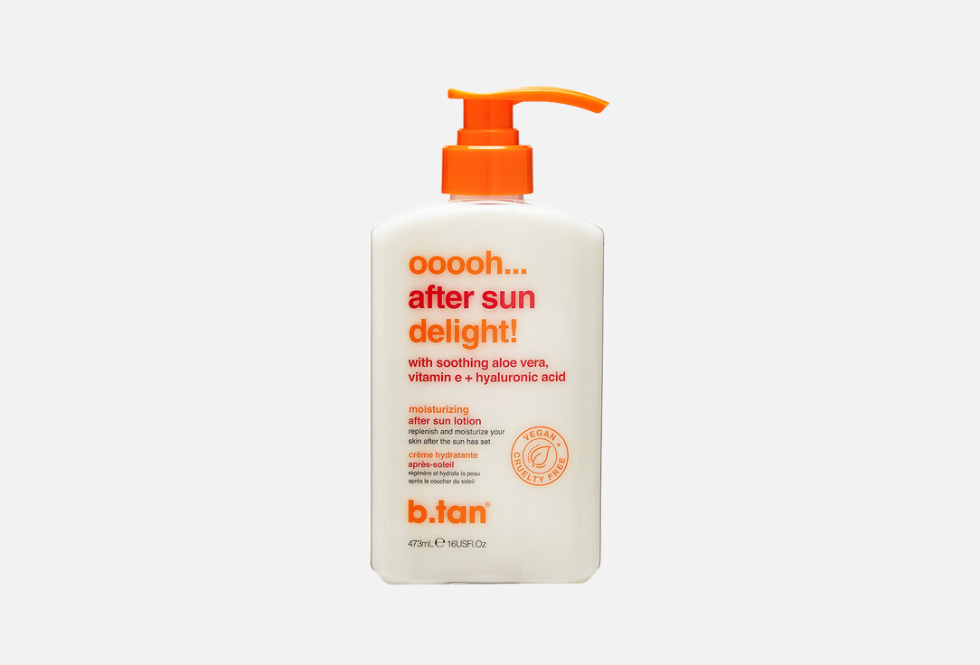 Лосьон для лица и тела B.tan Ooooh. aftersun delight.-moisturizing after sun lotion / объём 473 мл