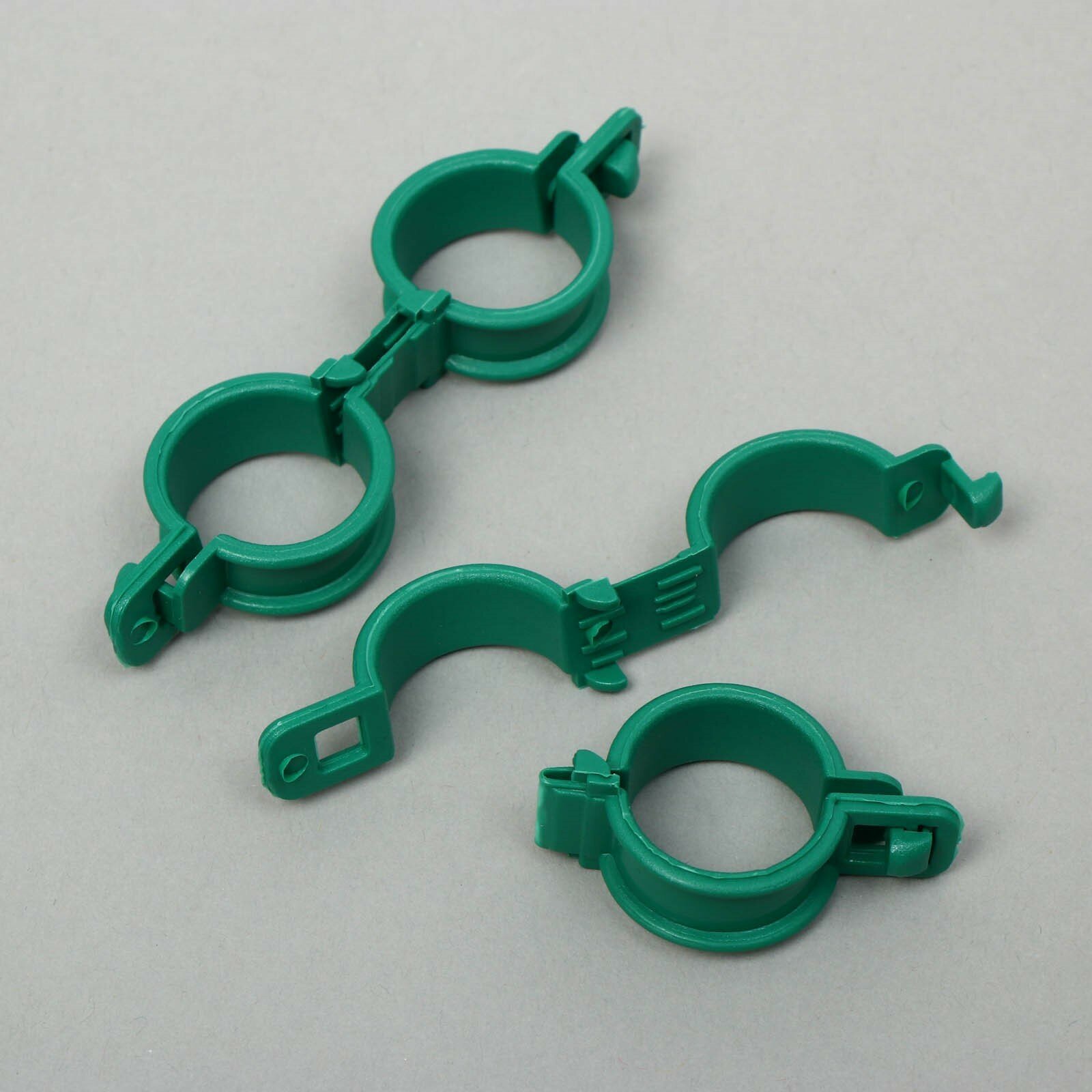 Кольцо-фиксатор для растений d = 20 мм набор 20 шт. зелёный