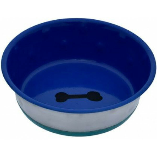 фото TAPPI Нескользящая миска "Хади", синяя, 950 мл