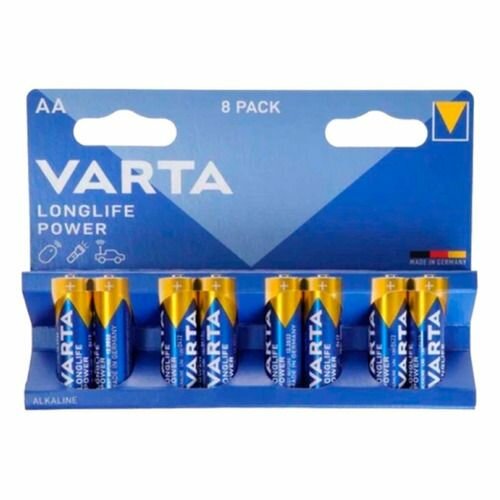 AA Батарейка VARTA Longlife power High Energy Alkaline LR6 8 шт.