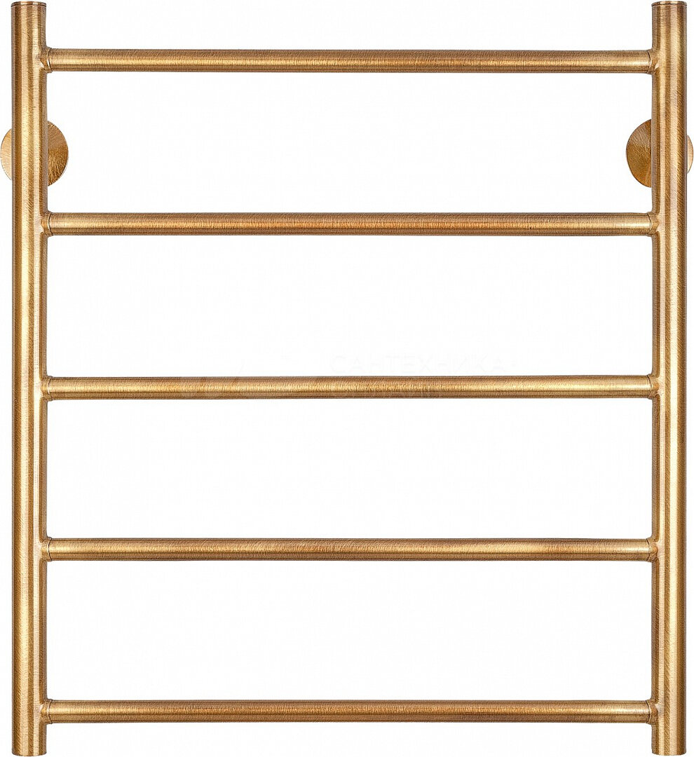 фото Secado Полотенцесушитель электрический латунный Secado Триада 1 плюс 50x70 бронза