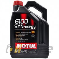 Синтетическое моторное масло Motul 6100 SYN-nergy 5W-40, 4 л, 1 шт.