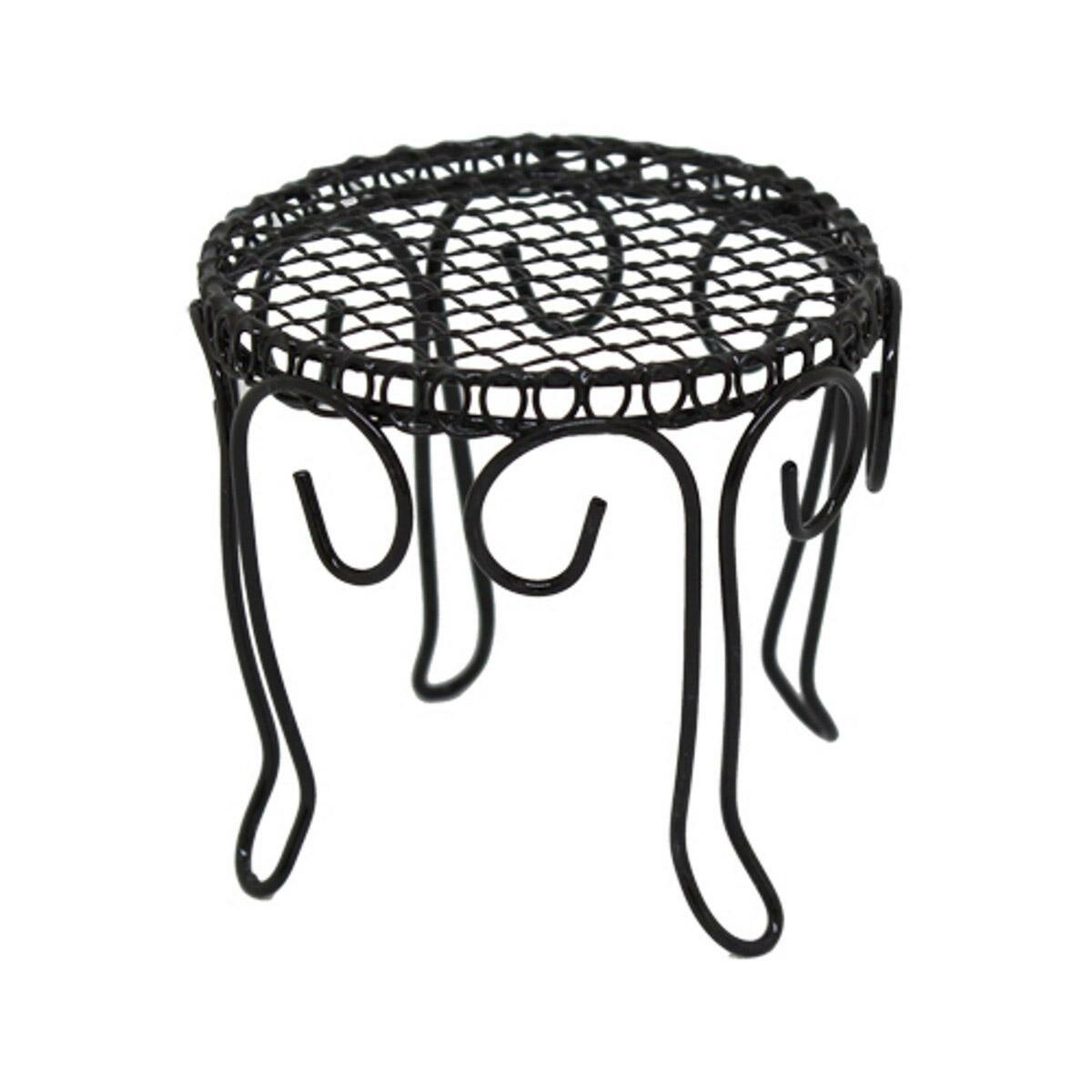 Декоративный стол Astra&Craft Витой, черный, 7х7 см, AF09