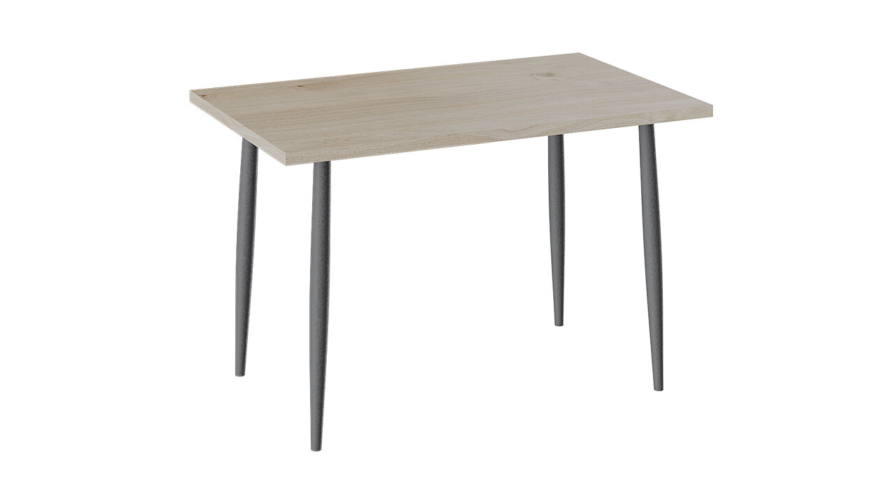 фото Стол обеденный Невада ДП1-02-08 конус Дуб Эврика/Графит 120х75х75