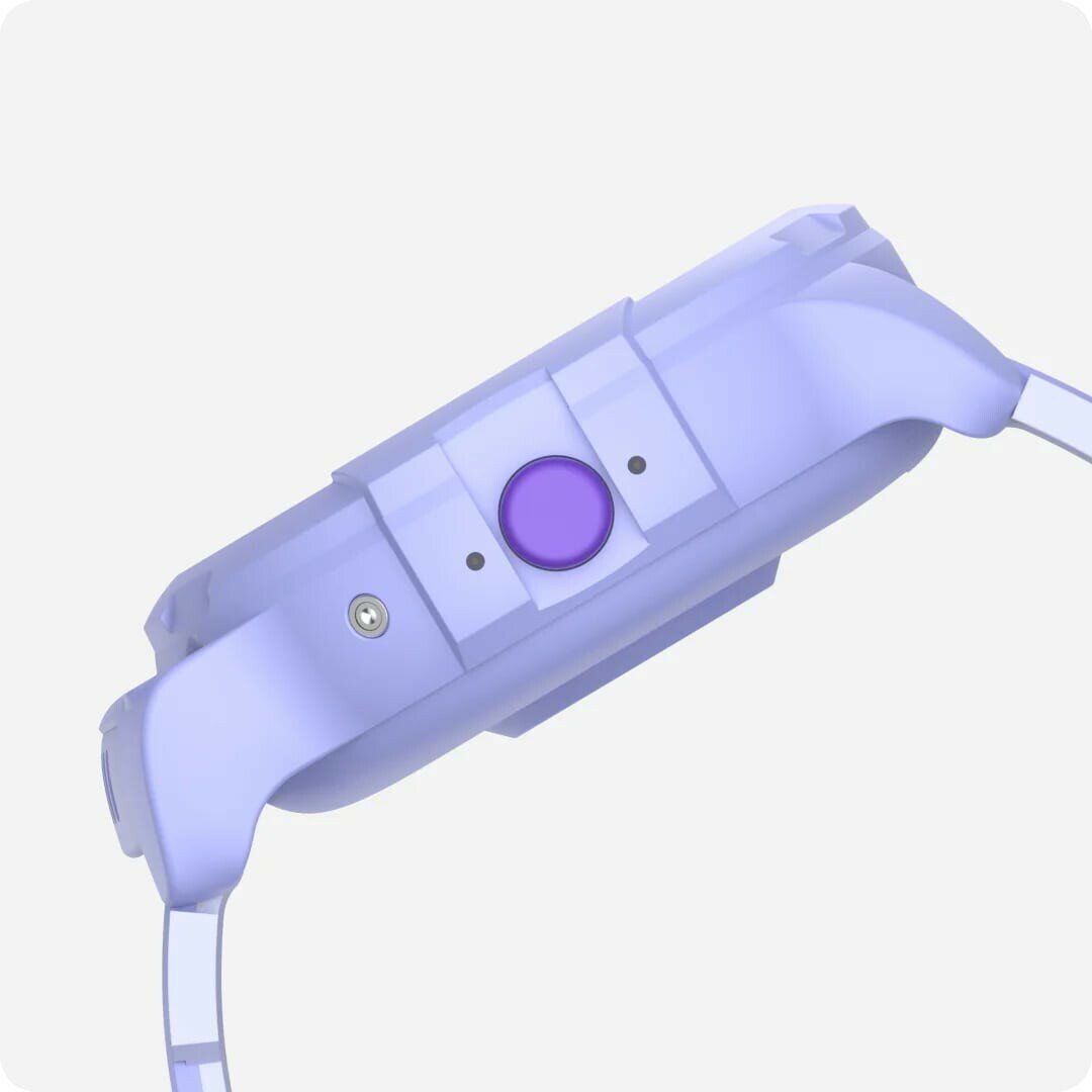 Умные часы Elari Умные часы KidPhone 4G Wink, лиловый - фото №3