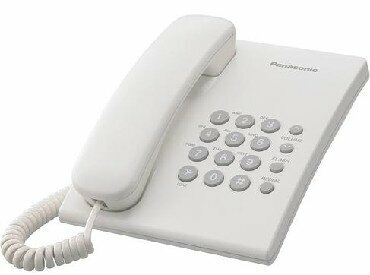 Телефон проводной (PANASONIC KX-TS2350RUW)