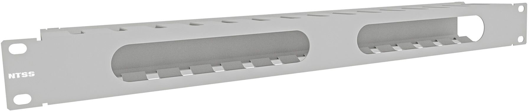 фото Кабельный органайзер Горизонтальный NTSS NTSS-HORGС-1U-72 односторонний 1U шир.19" глуб.72мм