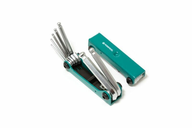 фото Набор ключей 6-гранных с шаром складной, 7 пр.(2.5, 3- 6, 8, 10 мм) Forsage F-5072BF