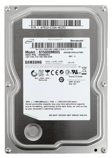 Жесткий диск Samsung HD502HJ 500Gb SATAII 3,5" HDD