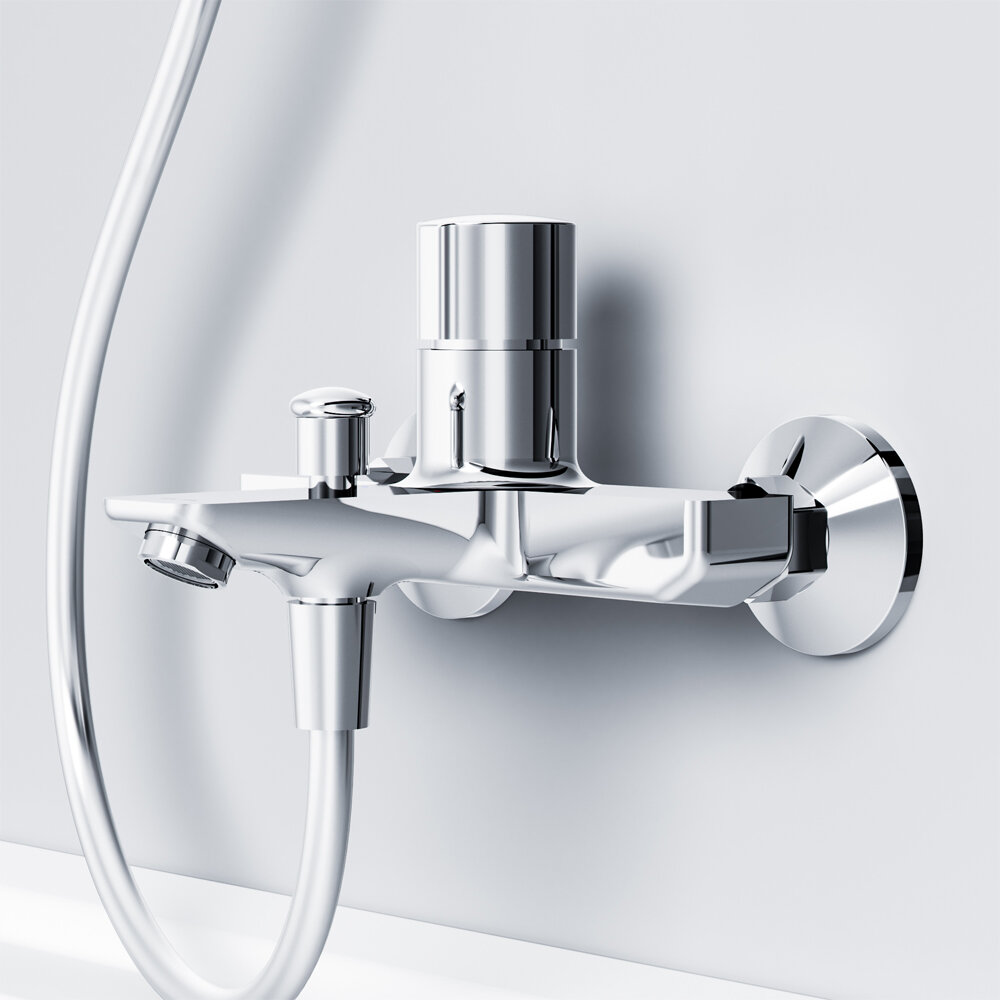 Смеситель для ванны AM.PM X-Joy F85A10500 - фото №3