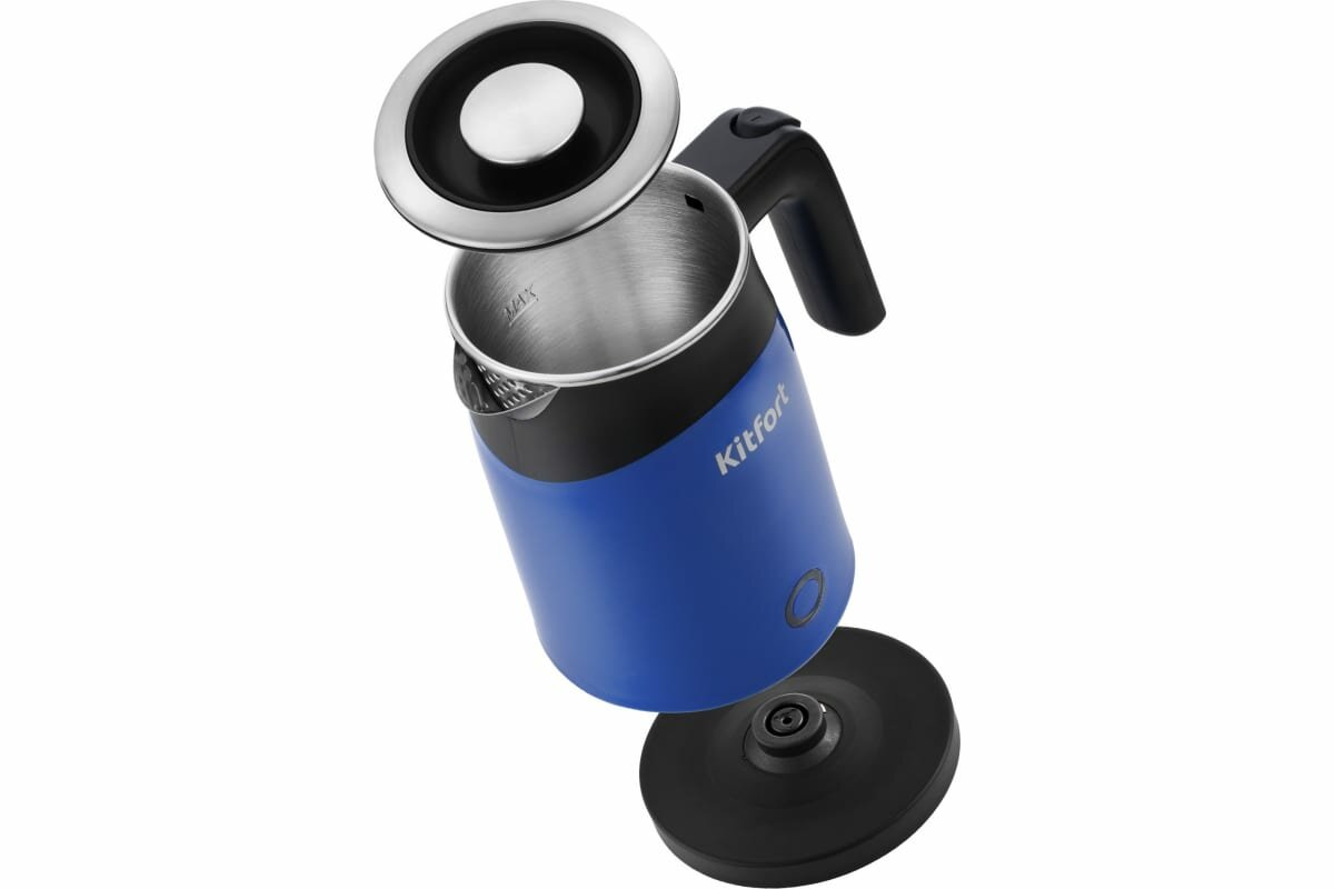 фото Чайник Kitfort КТ-639, синий