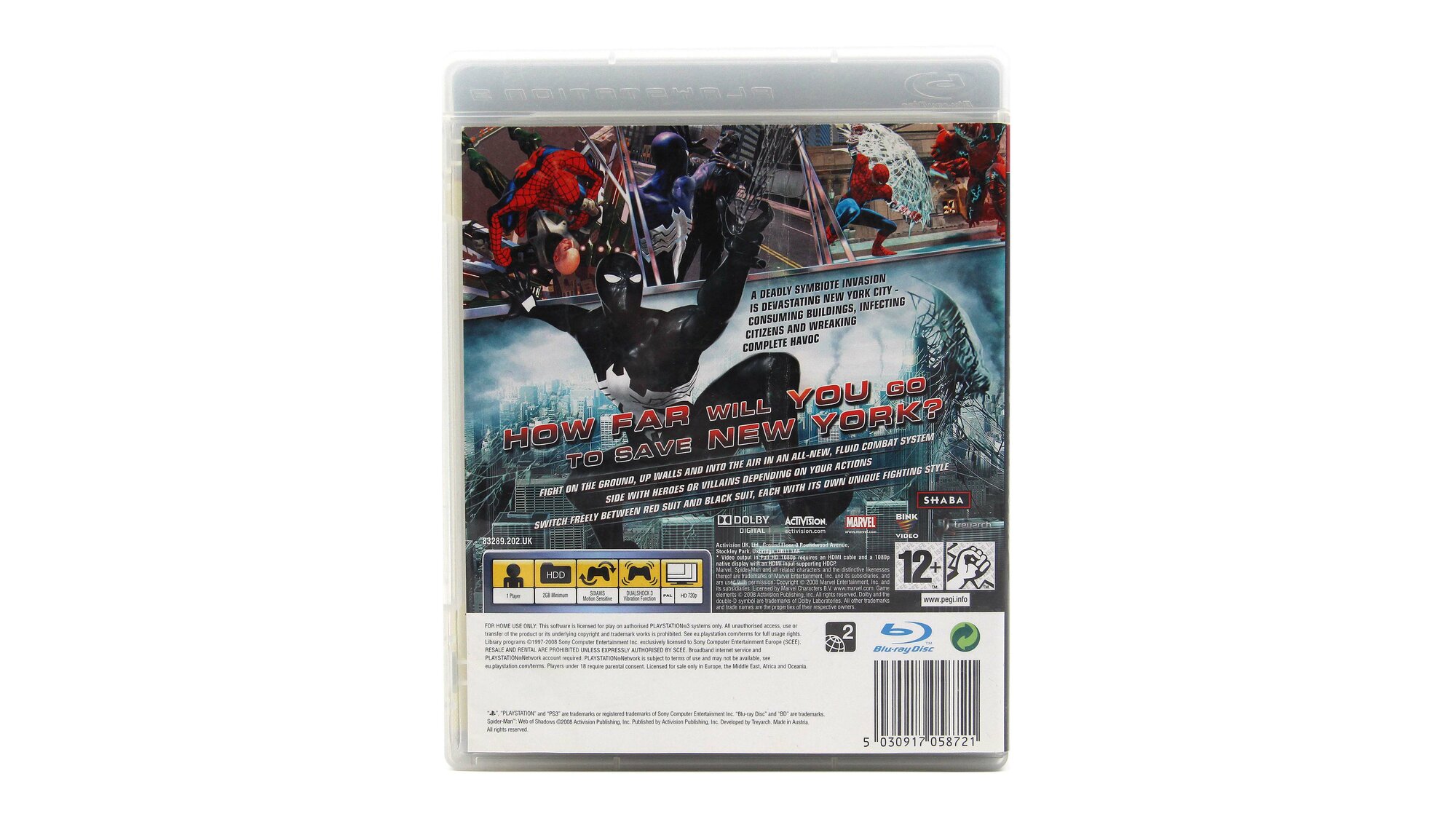 Spider Man Web of Shadows (PS3) — купить c доставкой за часа в