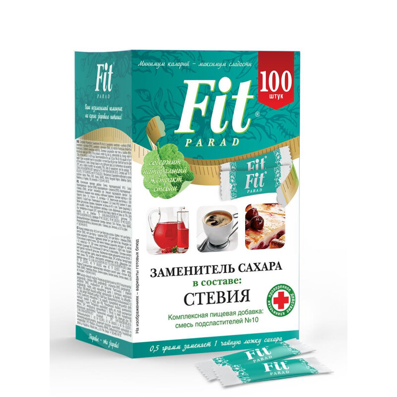 Сахарозаменитель Fit Parad № 10, стики, 50г