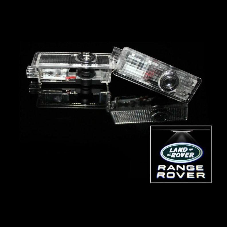 Штатная подсветка дверей с логотипом Land Rover Range Rover -( Ленд Ровер Рендж Ровер )