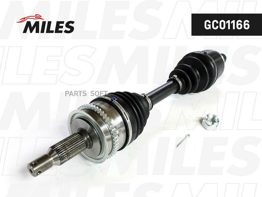 MILES GC01166 Привод в сборе левый MITSUBISHI L200 IV 2.5D 05- GC01166